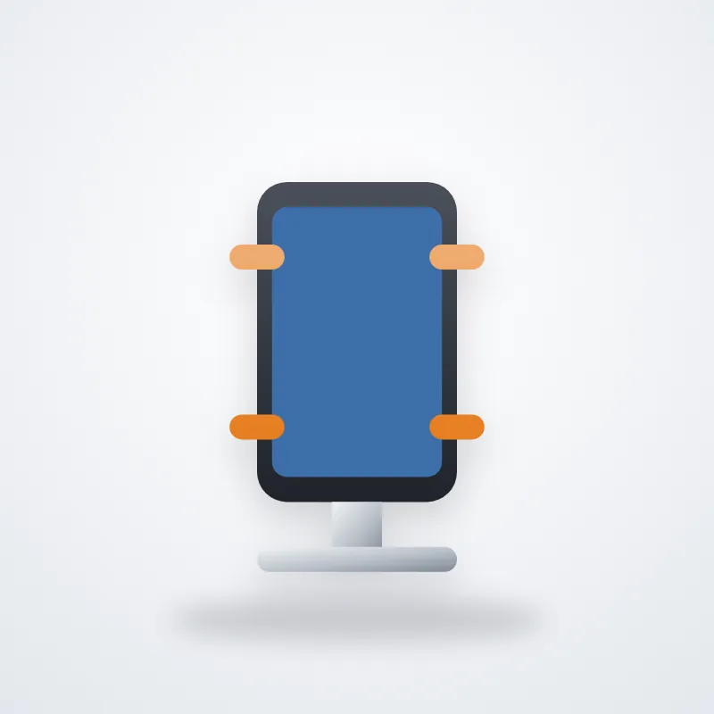 Smartphone-Halterung Lenker